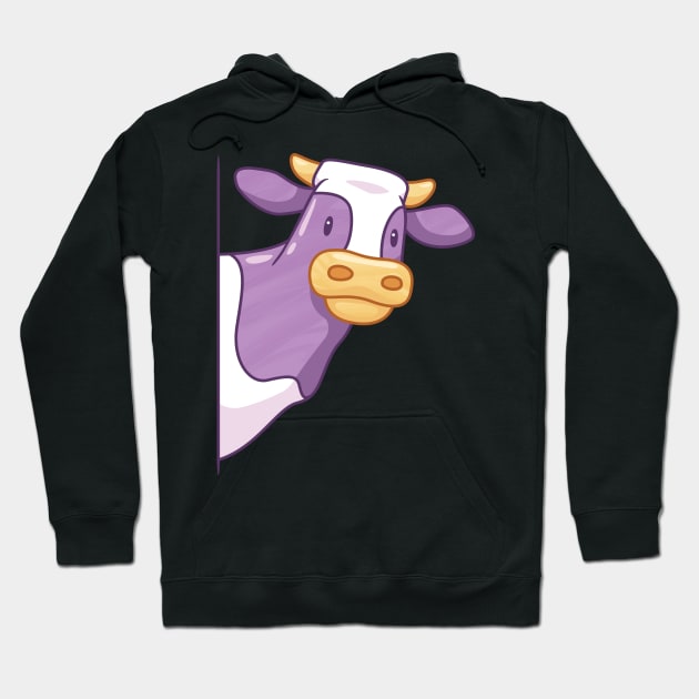 funny cow Hoodie by LR_Collections